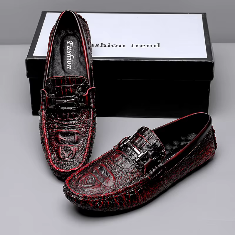 Mocassins en cuir pour hommes