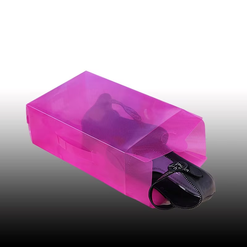 Boîte à chaussures transparente