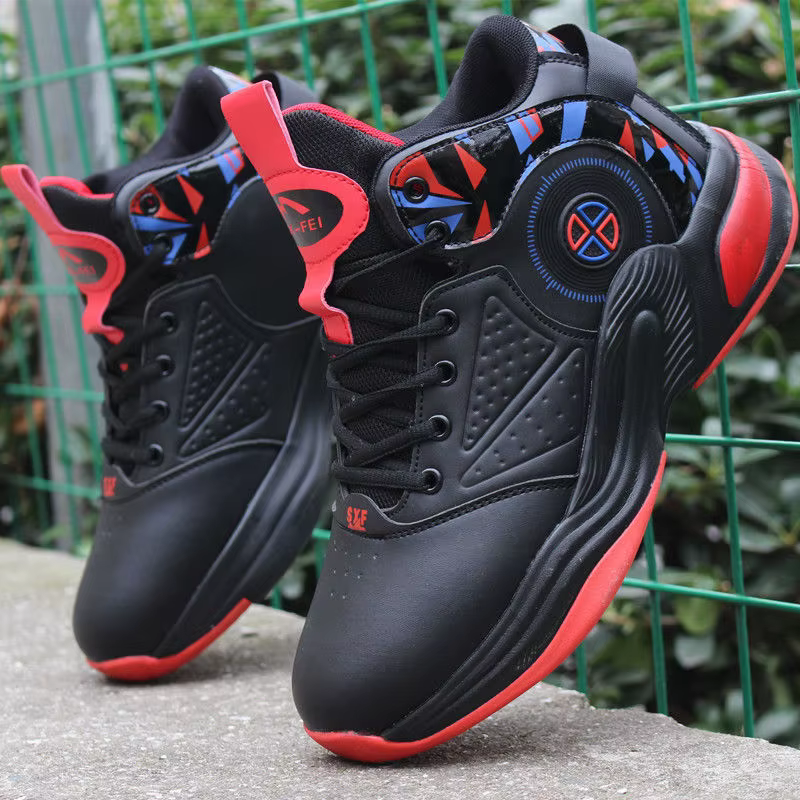 Chaussures de basket-ball respirantes coordonnantes pour hommes
