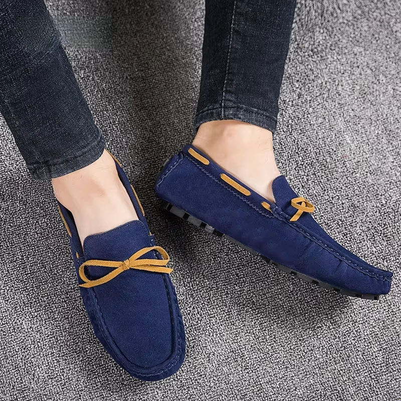 2025 hommes mocassin gris marron noir mocassins