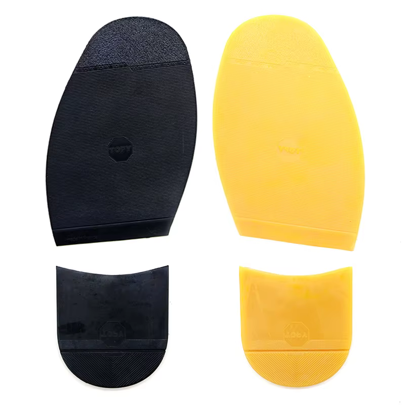 Semelles coordonnantes en caoutchouc pour chaussures d'affaires en cuir