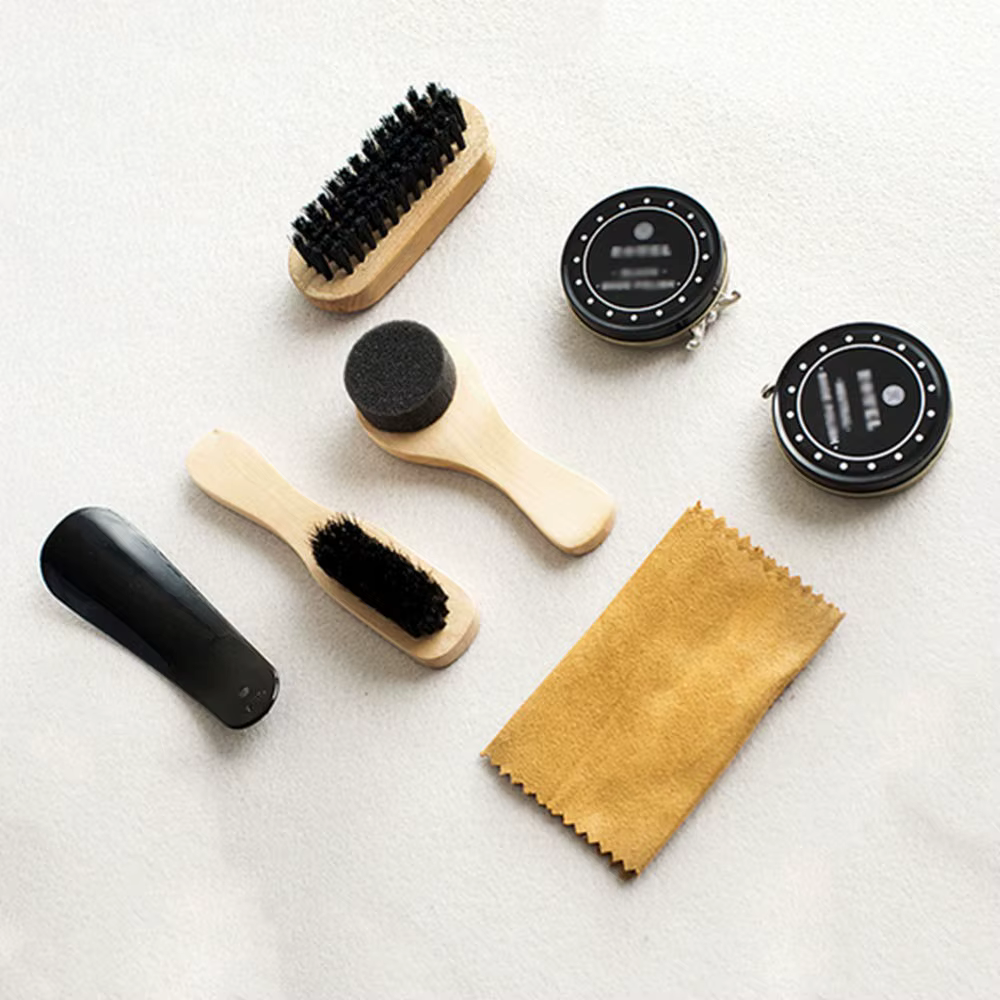 Kit d'entretien pour chaussures 8 pièces
