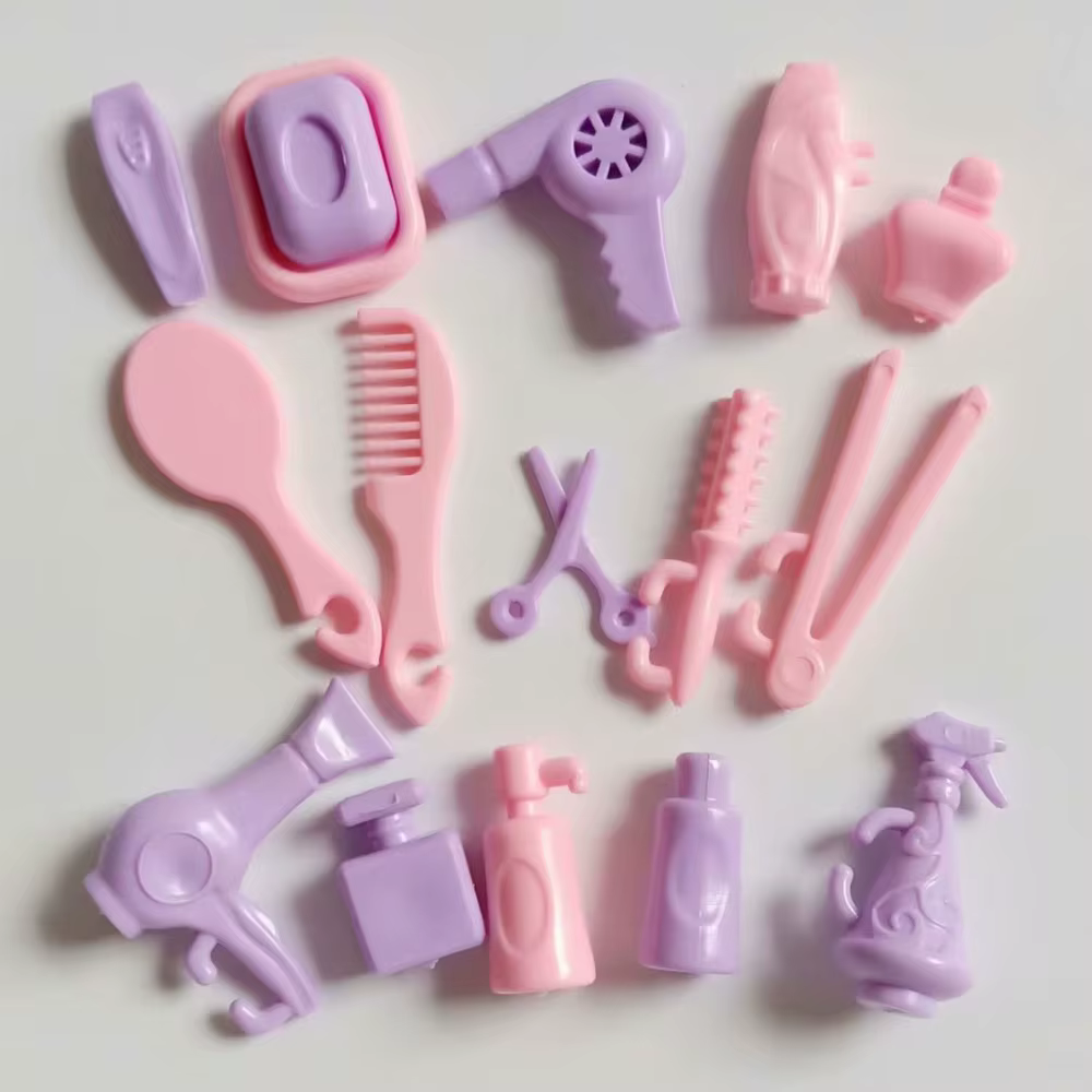 Pour Barbie poupée accessoires enfants jouer maison miniature salle de bain bain électrique pulvérisation baignoire jouet meubles