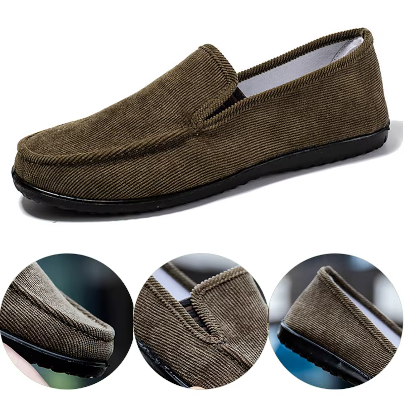 Mocassins en Toile Souple pour Homme
