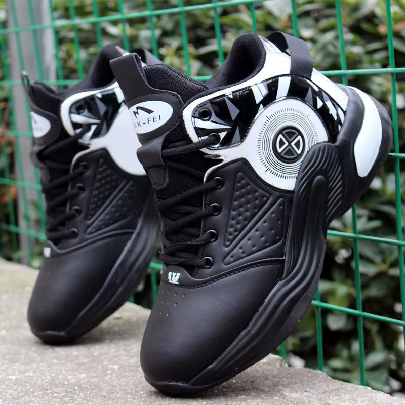 Chaussures de basket-ball respirantes coordonnantes pour hommes
