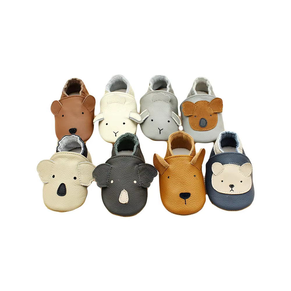 Chaussures décontractées en cuir pour bébé