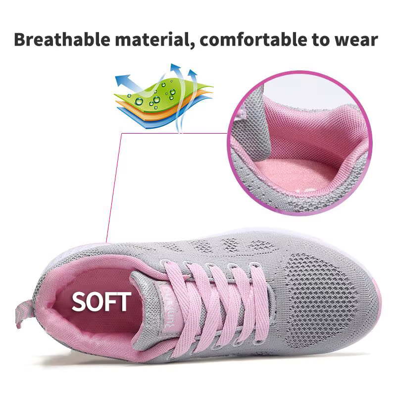 Femme chaussures de Tennis mode Tenis Feminino à lacets blanc