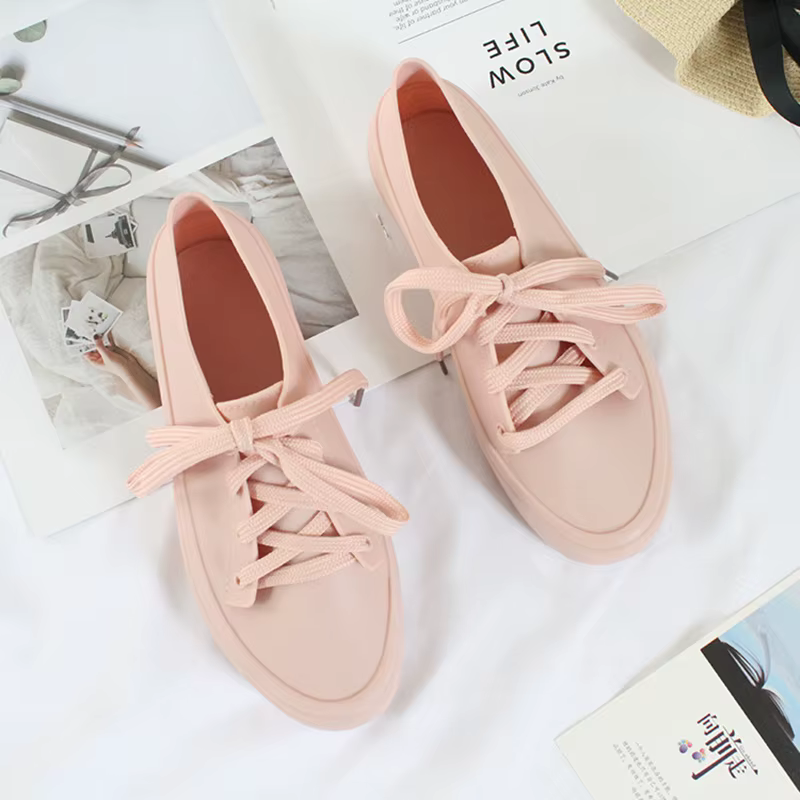 Chaussures Plates à Lacets Décontractées pour Femme
