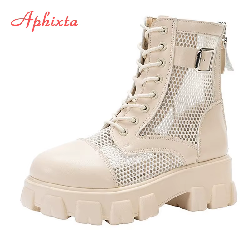 AphFête ta-Bottes Respirantes à Semelle Optique pour Femme