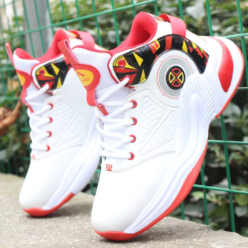 Chaussures de basket-ball respirantes coordonnantes pour hommes