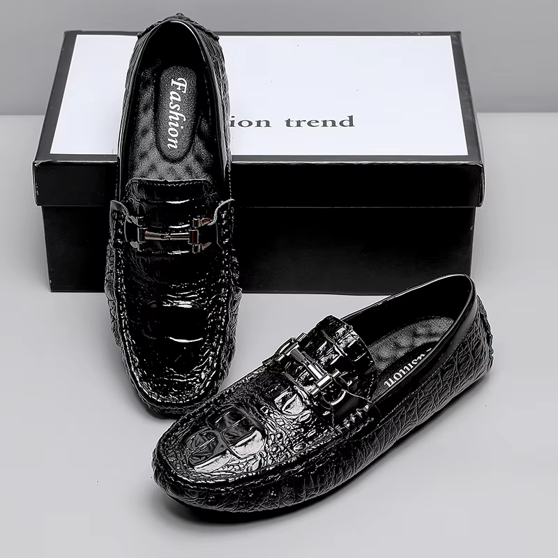 Mocassins en cuir pour hommes