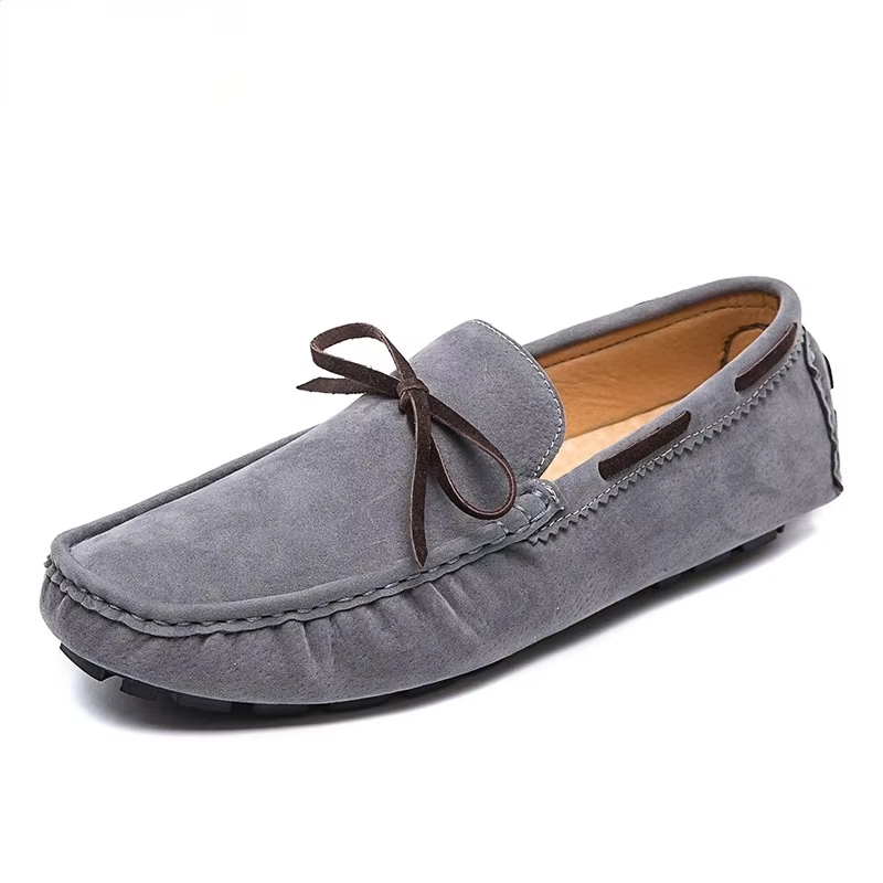2025 hommes mocassin gris marron noir mocassins