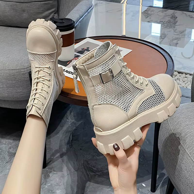 AphFête ta-Bottes Respirantes à Semelle Optique pour Femme