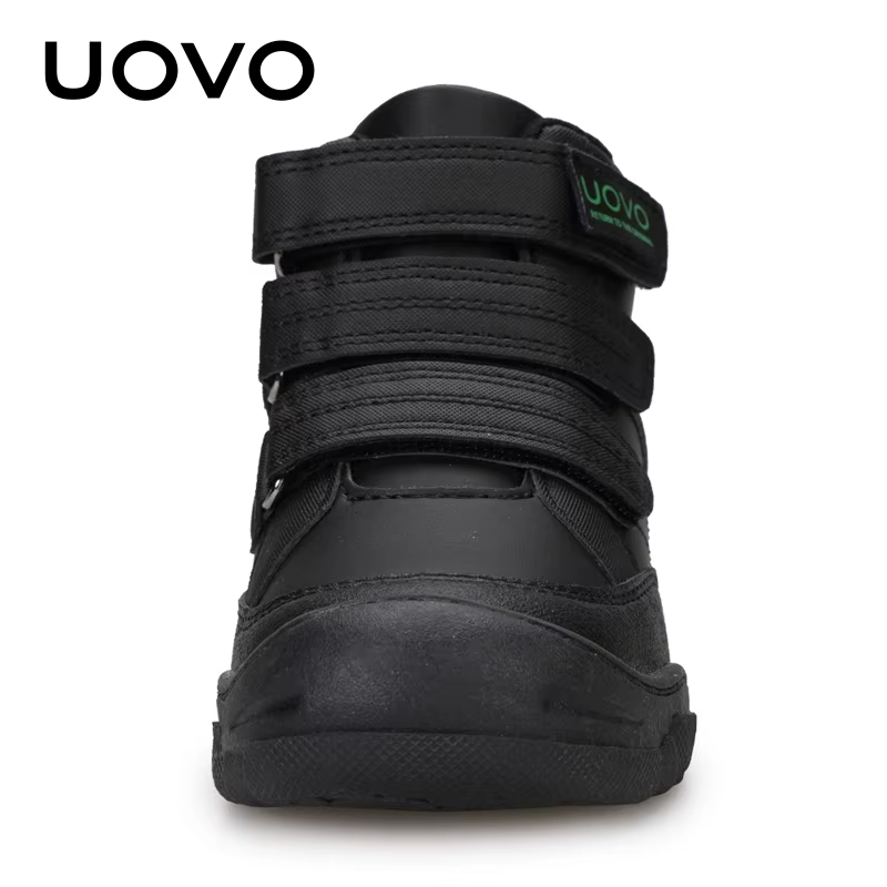 UOVO nouveauté chaussures d'école mi-mollet garçons randonnée mode Sport en plein air enfants espadrilles décontractées taille # 26-36