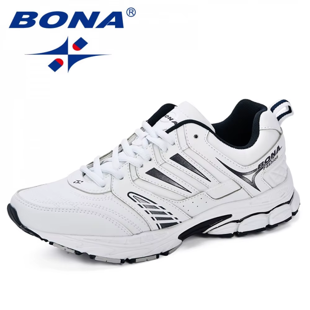 BONA nouveau Design Style hommes chaussures respirant populaire