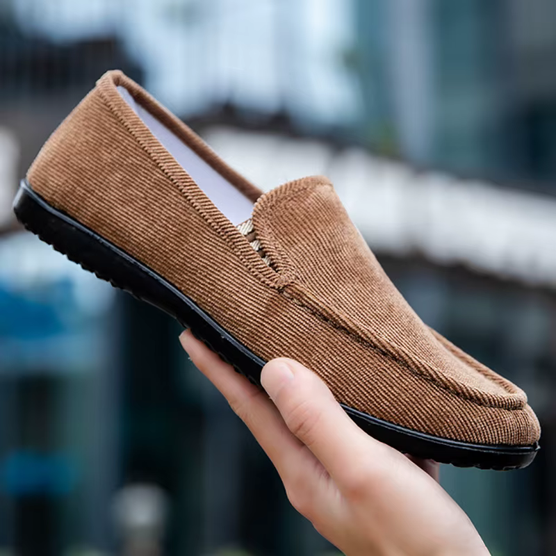 Mocassins en Toile Souple pour Homme