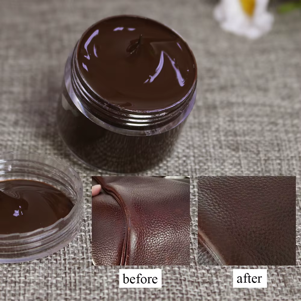 Peinture pour cuir, crème pour chaussures