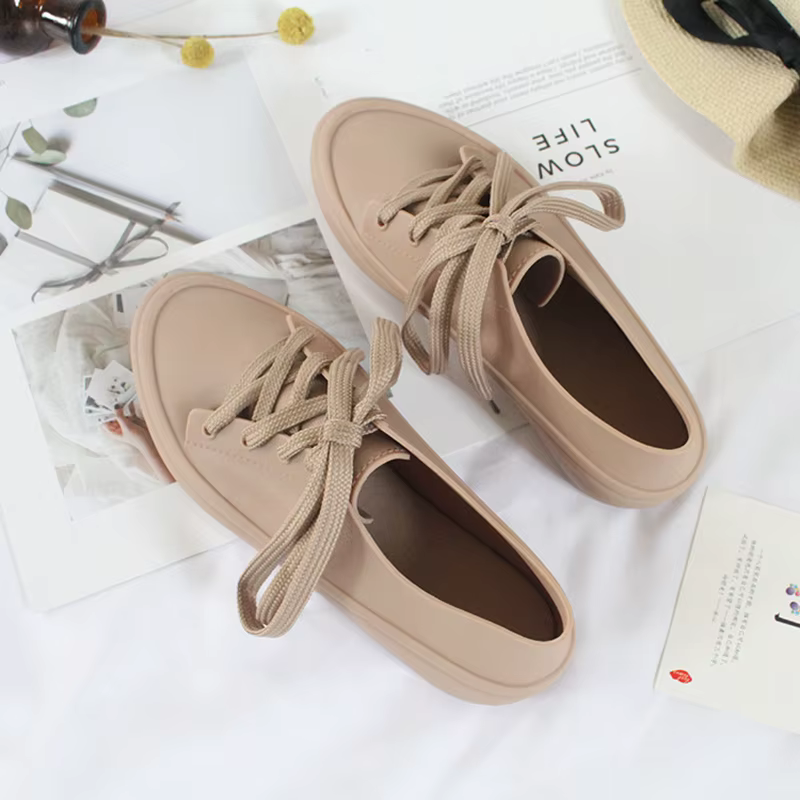Chaussures Plates à Lacets Décontractées pour Femme