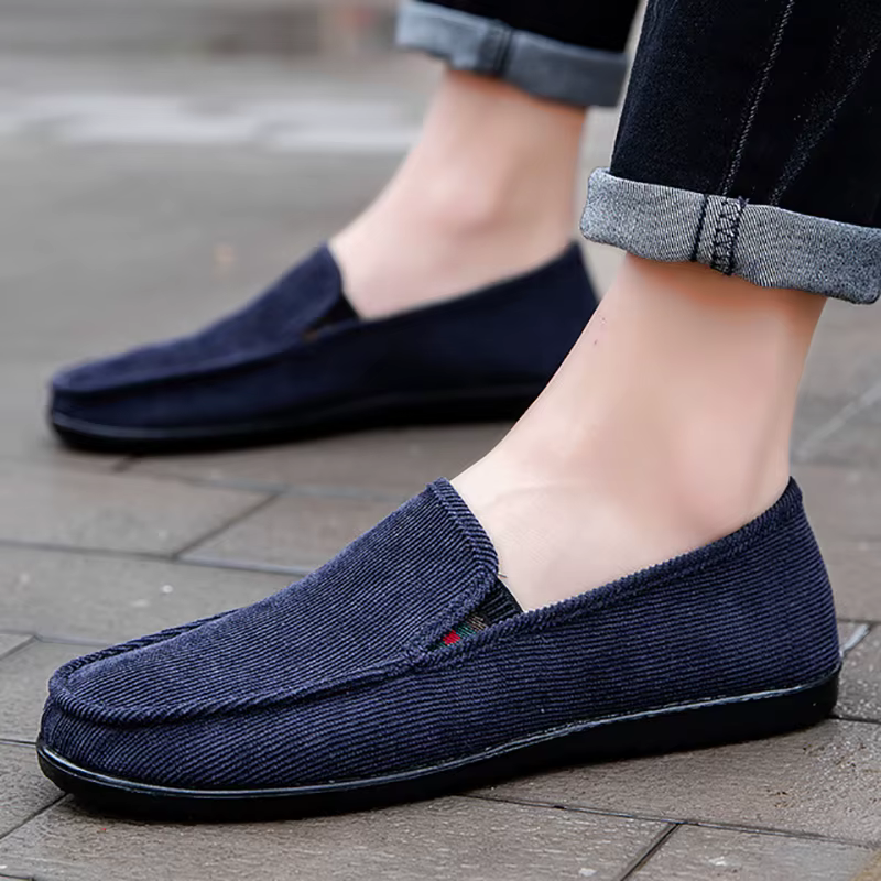 Mocassins en Toile Souple pour Homme