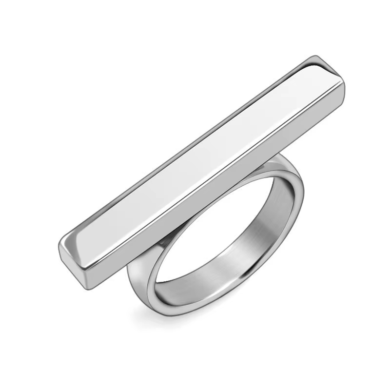 Bague personnalisée pour hommes et femmes, couleur argent, en acier inoxydable, O-ring, bandes de mariage, bijoux antirouille, Simple, populaire, 3 Styles