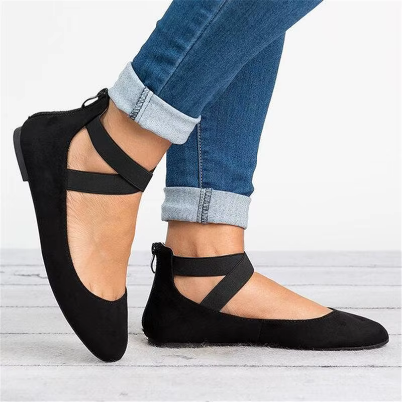Ace Pace-Ballerines plates à lacets pour femme