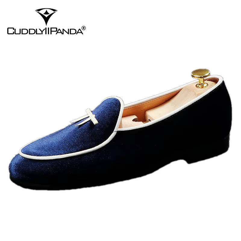Panda En Peluche Mode Hommes Suede Chaussures En Cuir Mâle Robe De Mariage Classique Business Party De Bureau Mocassins