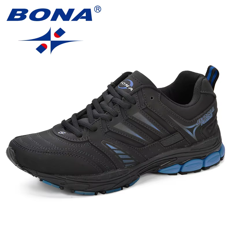 BONA nouveau Design Style hommes chaussures respirant populaire