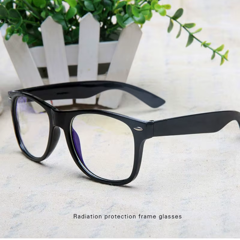 Lunettes de vue pour ordinateur pour homme et femme, monture transparente, revêtement bleu, antize, anti-UV