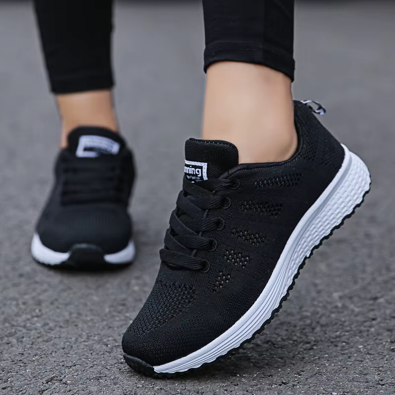 Femmes chaussures décontractées mode respirant marche maille