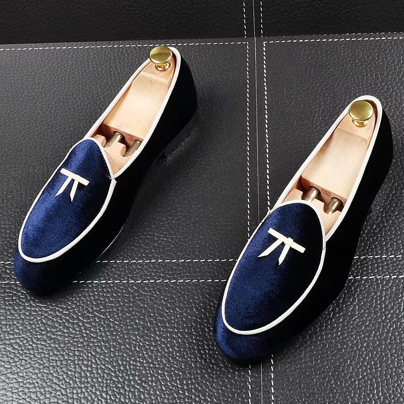 Panda En Peluche Mode Hommes Suede Chaussures En Cuir Mâle Robe De Mariage Classique Business Party De Bureau Mocassins