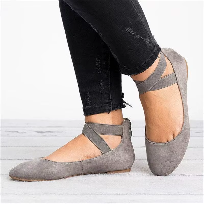 Ace Pace-Ballerines plates à lacets pour femme
