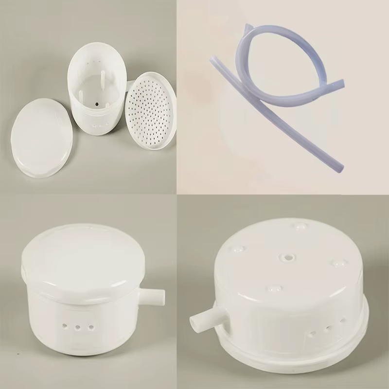 Boîte de fumigation d'herbes de sauna, boîte d'addition d'huile essentielle, tuyaux en plastique, accessoires de kit