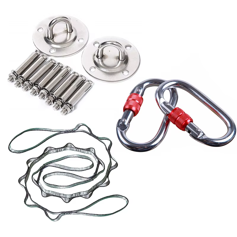 Crochets d'ancrage muraux pour hamac de Yoga, chaîne marguerite, Kit de suspension robuste pour Yoga aérien, plafond, balançoire