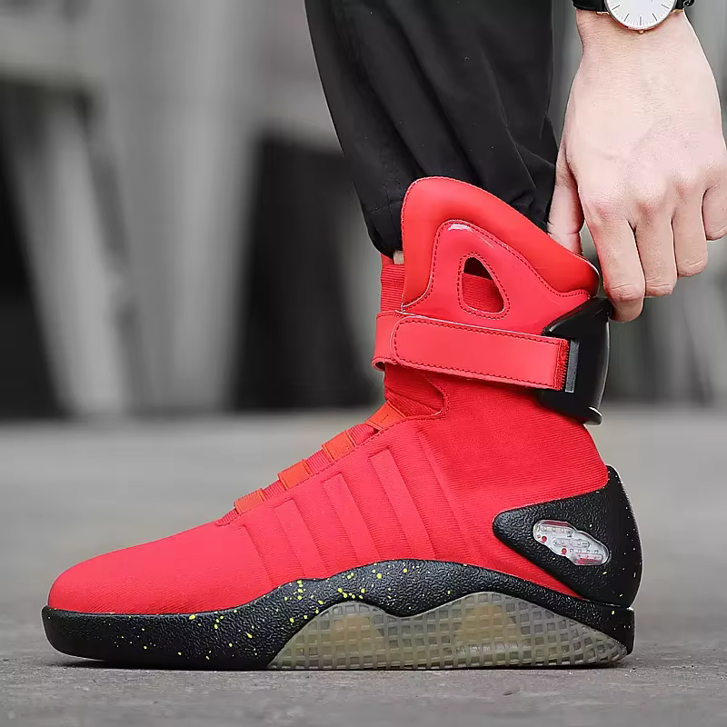 Chaussures de skateboard nouvelles bottes LED pour hommes