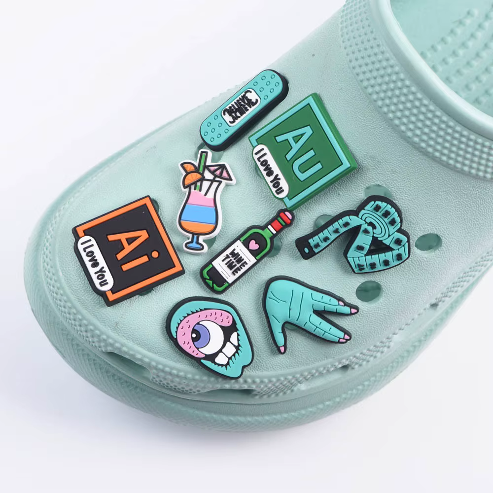 Breloques de chaussures CD de musique