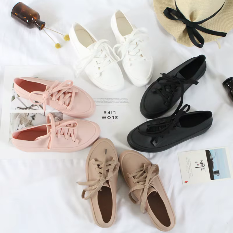 Chaussures Plates à Lacets Décontractées pour Femme