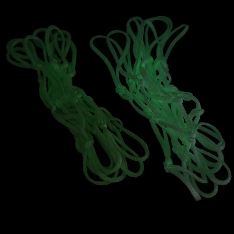 Filet de basket Fluorescent vert, lumineux, sport de nuit, Standard, couleur aléatoire