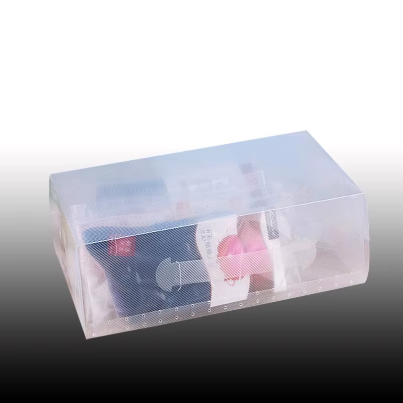Boîte à chaussures transparente