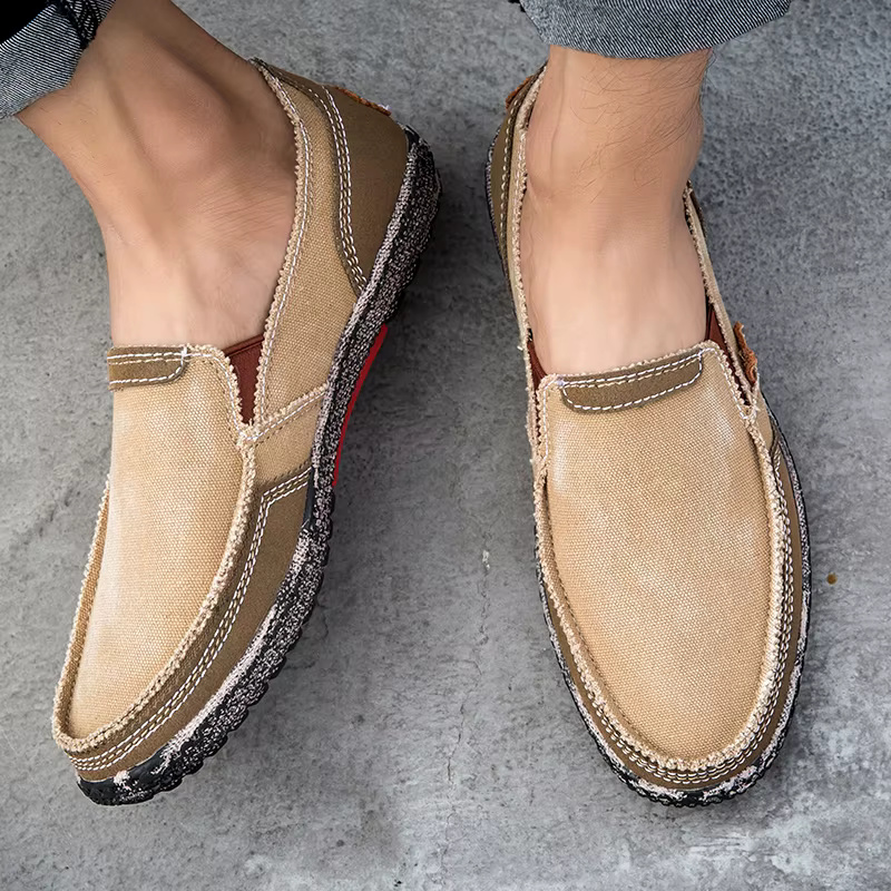 Mocassins en Toile pour Homme