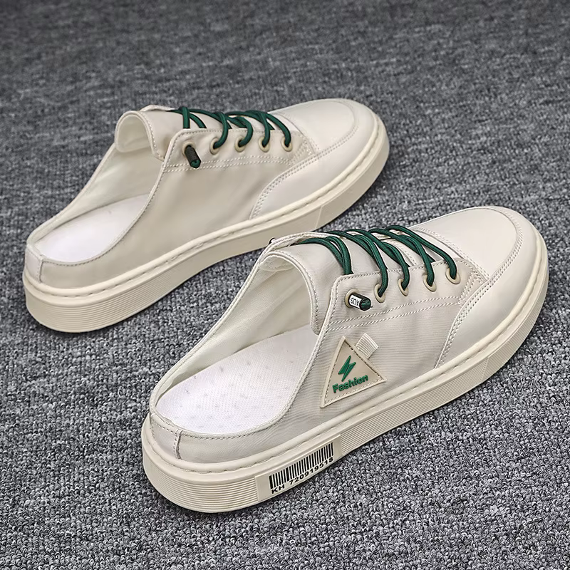 Chaussures en toile à enfiler pour hommes