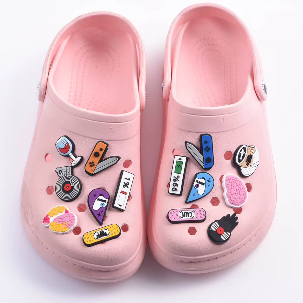 Breloques de chaussures CD de musique