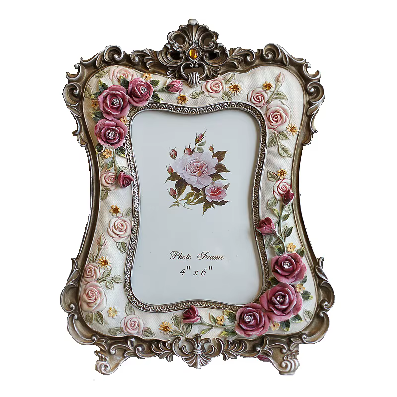Cadre photo de luxe en résine de style rustique américain