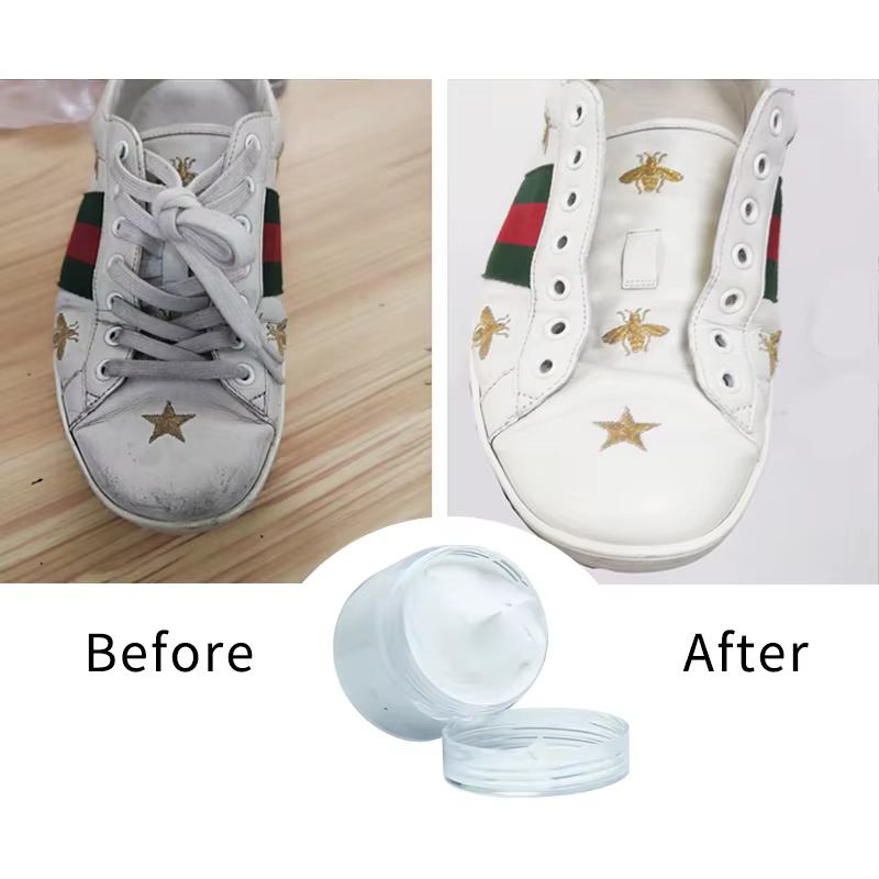 Peinture pour chaussures en cuir blanc