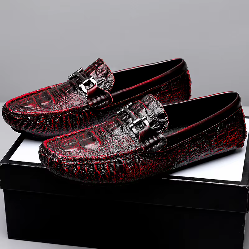 Mocassins en cuir pour hommes
