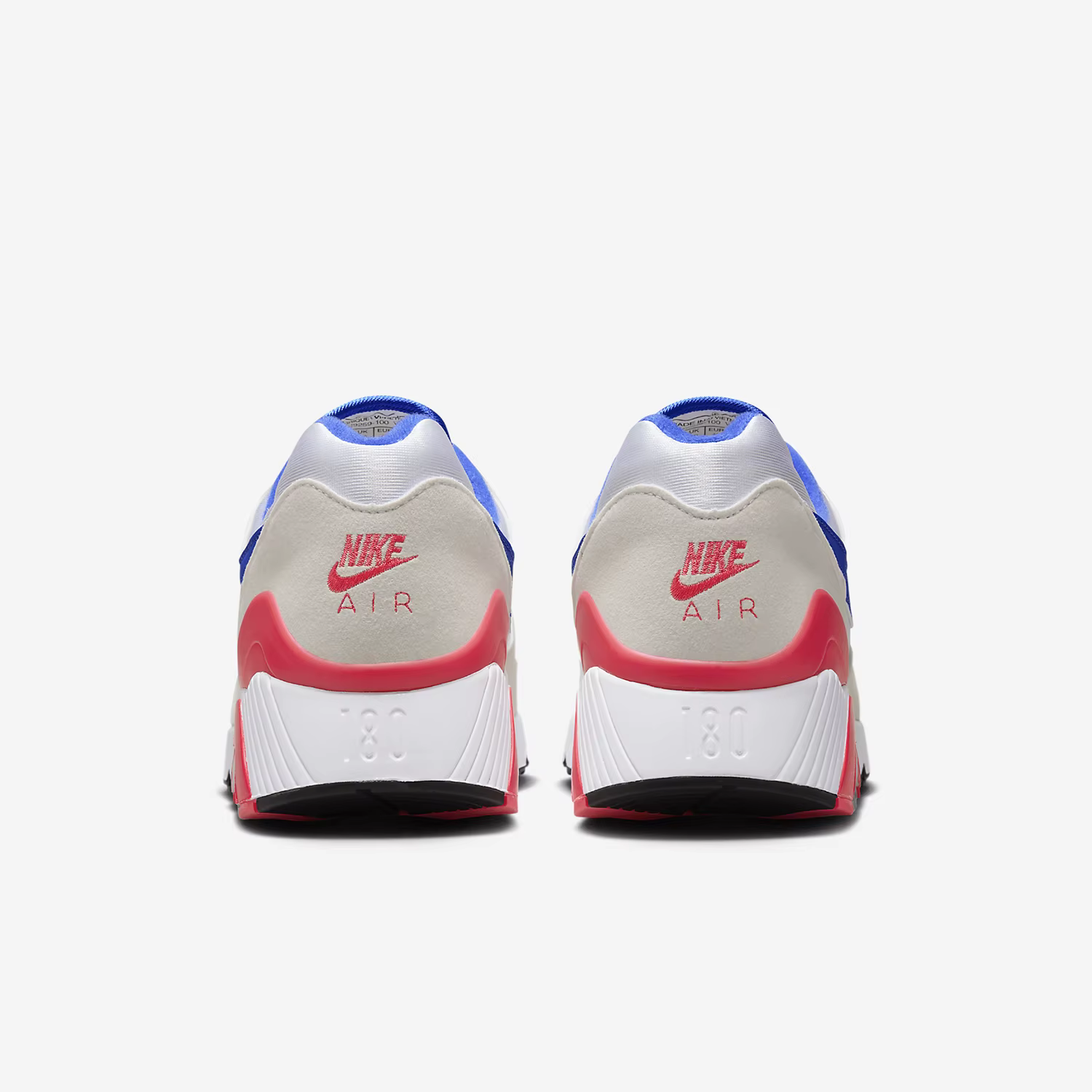 Chaussures de course Nike Air Max 180 authentiques pour hommes