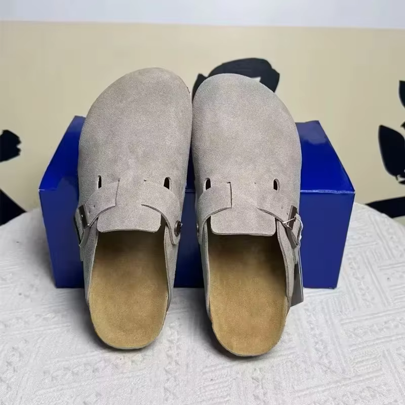 Sandales en cuir tendance KIMV pour hommes et femmes