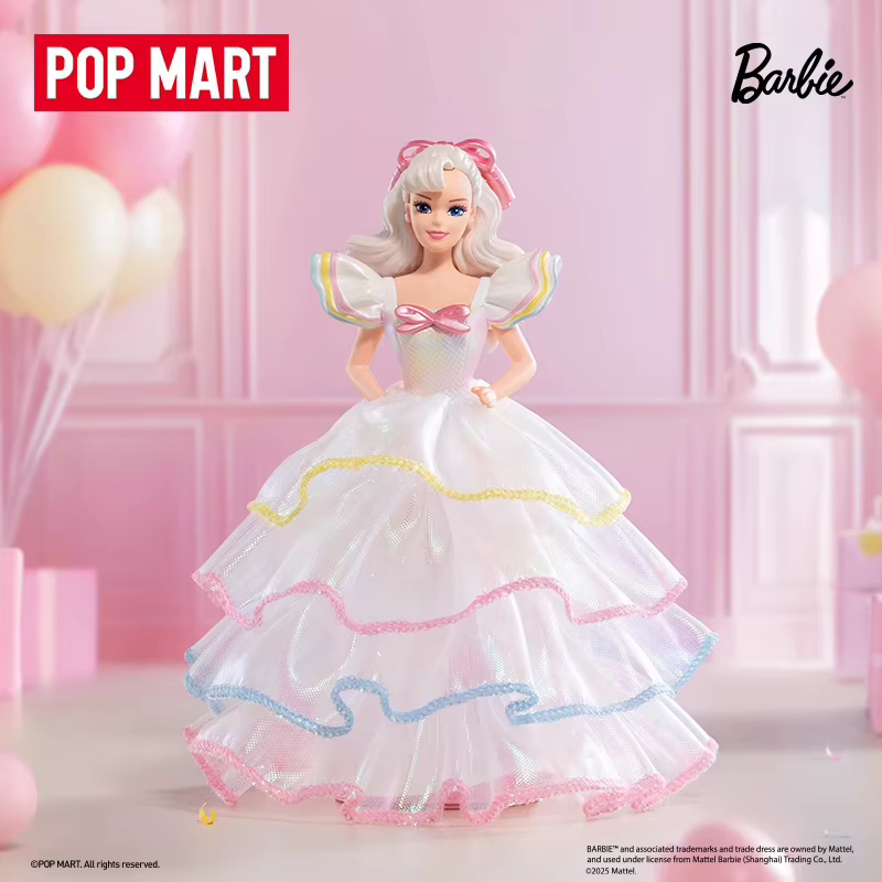 Tcv Popmart Barbie Style icône série Anime Figure boîte aveugle accessoires boîte mystère jouets fille enfants mignon anniversaire Collection cadeau