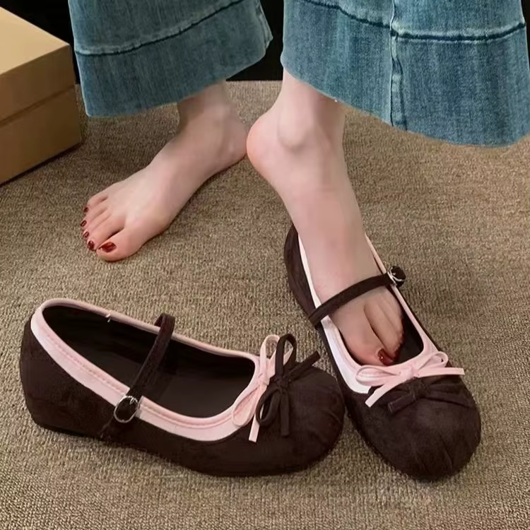 Chaussures Mary Jane roses pour femmes