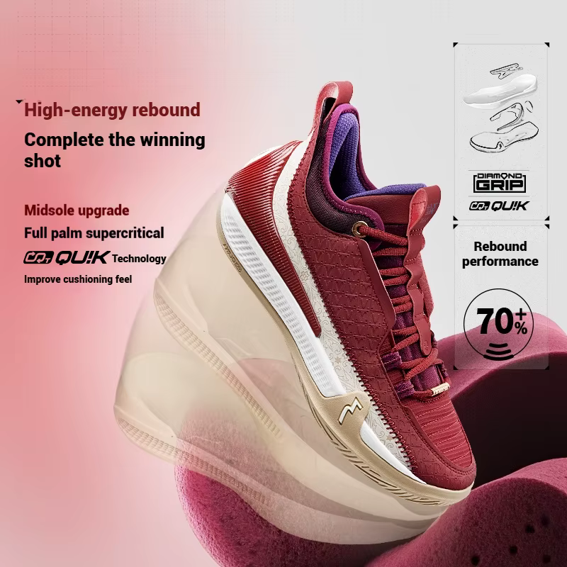 361 degrés Zen VII chaussures de basket-ball respirant antidérapant léger enveloppé supérieur Traction prêt au jeu Grip Sneaker 672531111