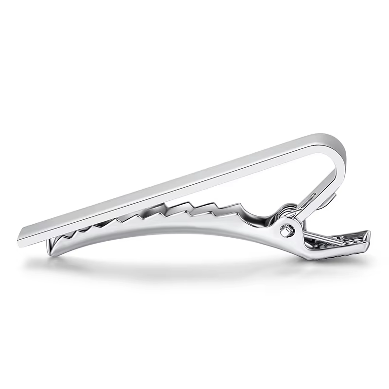 Pince à cravate accessoires de cravate cravates de Style de mode pour hommes ton métal fermoir à barre Simple fermoir pratique épingle à cravate pour pince à col pour hommes
